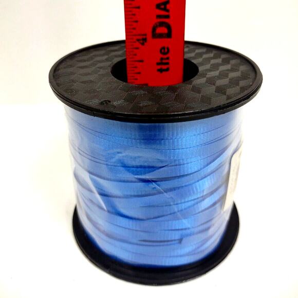 Unique 500 YDS Royal Blue Crimped Curling Ribbon Party Supply Sealed New - Picture 3 of 5